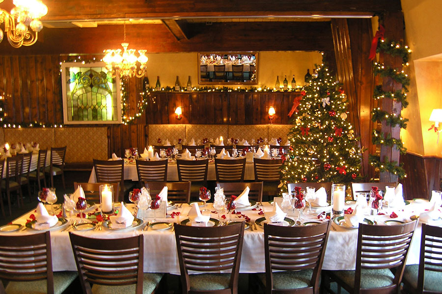 The Greenbriar Inn Upstairs at Christmastime