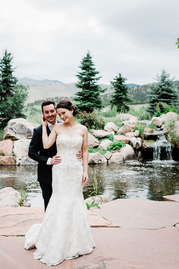 Bride & Groom at Greenbriar Pond