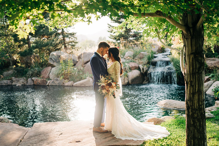 The Greenbriar Inn Wedding: Brittany & Brandon | Pond